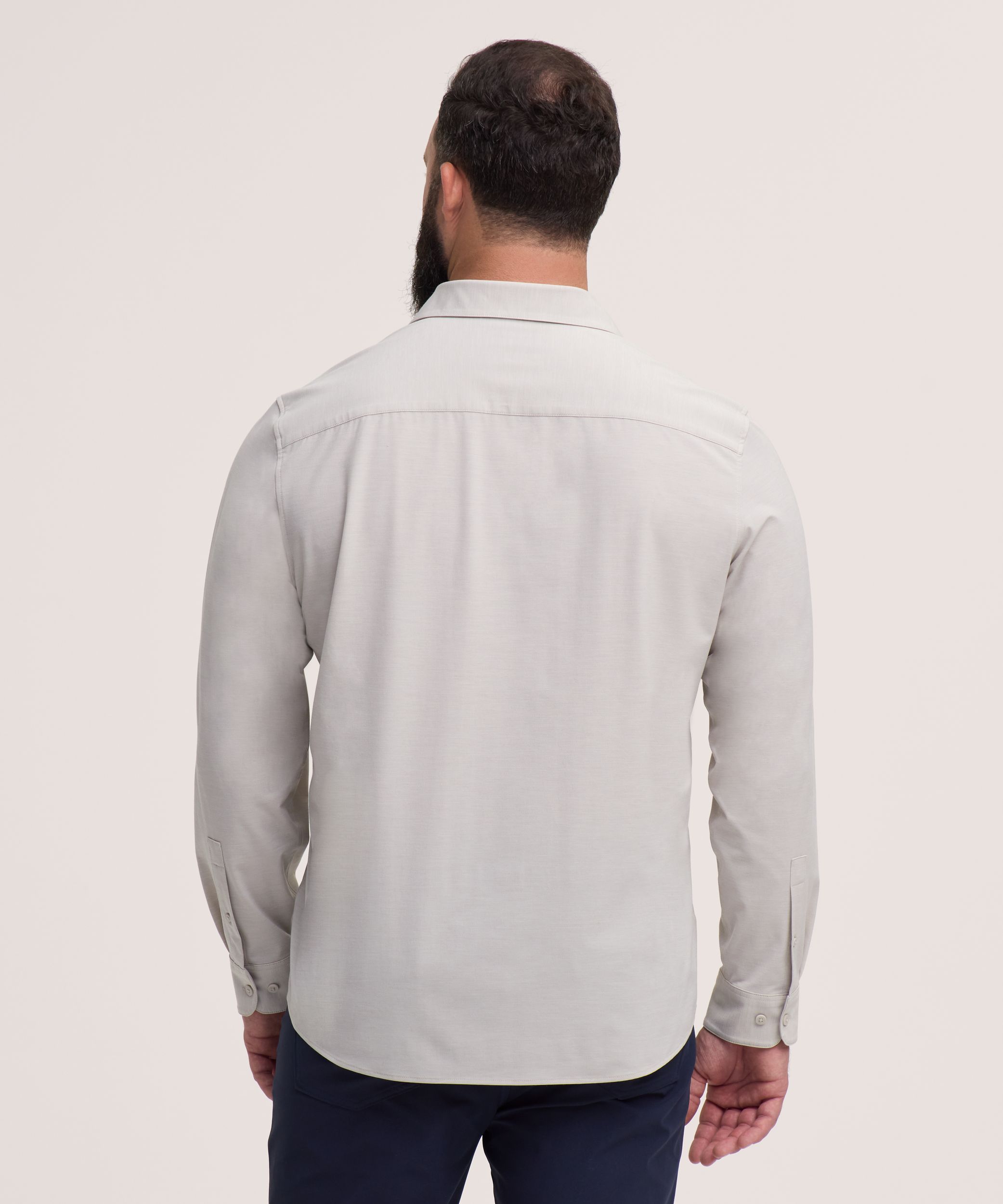 Chemise Oxford extensible à manches courtes de première qualité pour hommes, Denver Hayes