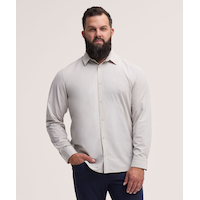 Chemise Oxford extensible à manches courtes de première qualité pour hommes, Denver Hayes