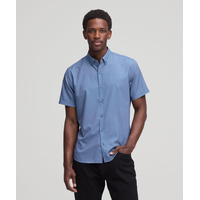 Denver Hayes Men's Short Sleeve Hybrid 4-Way Stretch Shirt