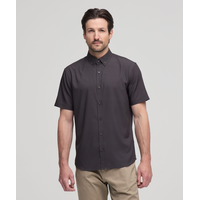 Denver Hayes Men's Short Sleeve Hybrid 4-Way Stretch Shirt