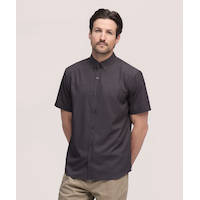 Chemise hybride à manches courtes extensible dans 4 sens pour hommes, Denver Hayes