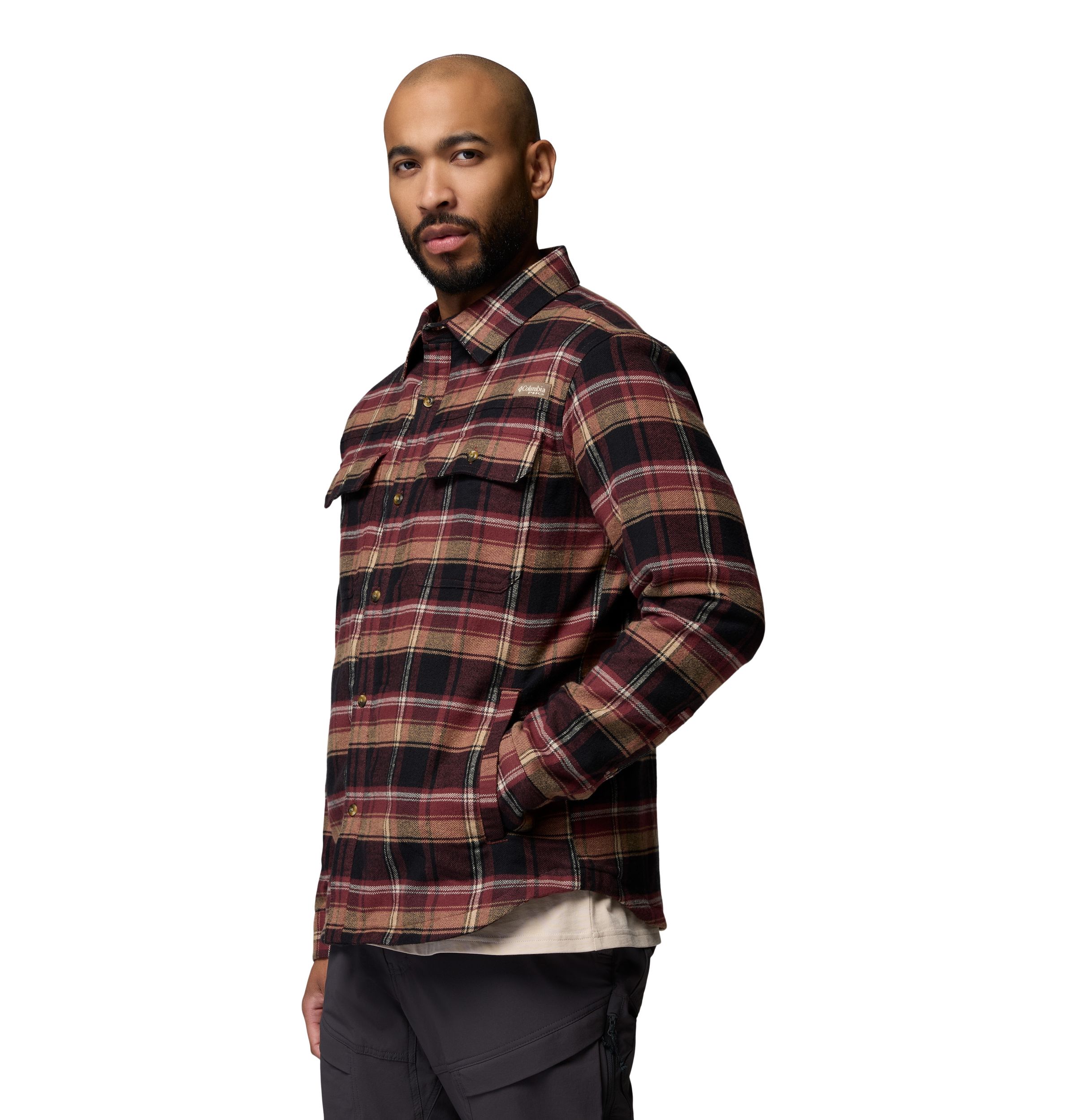 Columbia Men's Saddle Point Warm-Lined Flannel Shirt