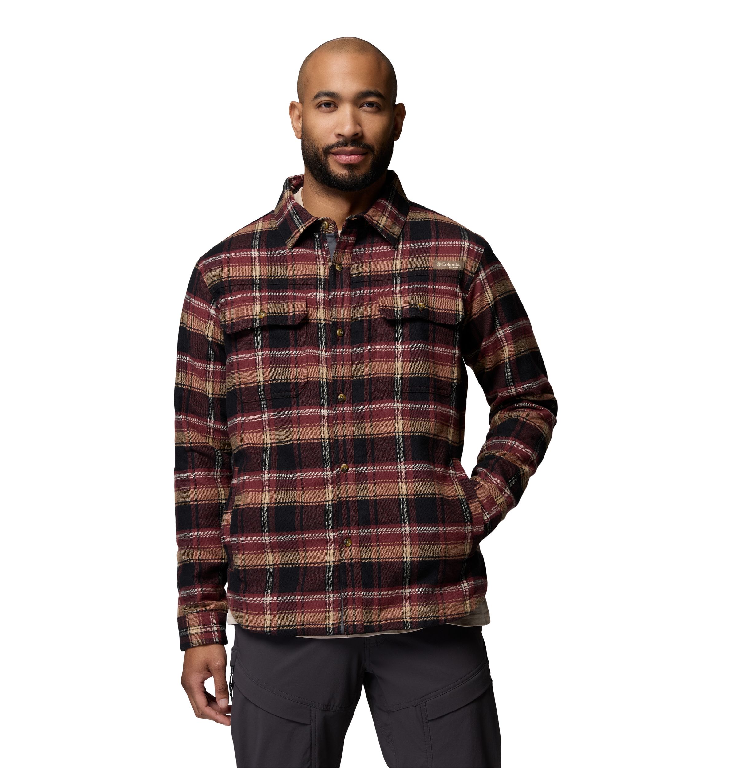 Columbia Men's Saddle Point Warm-Lined Flannel Shirt