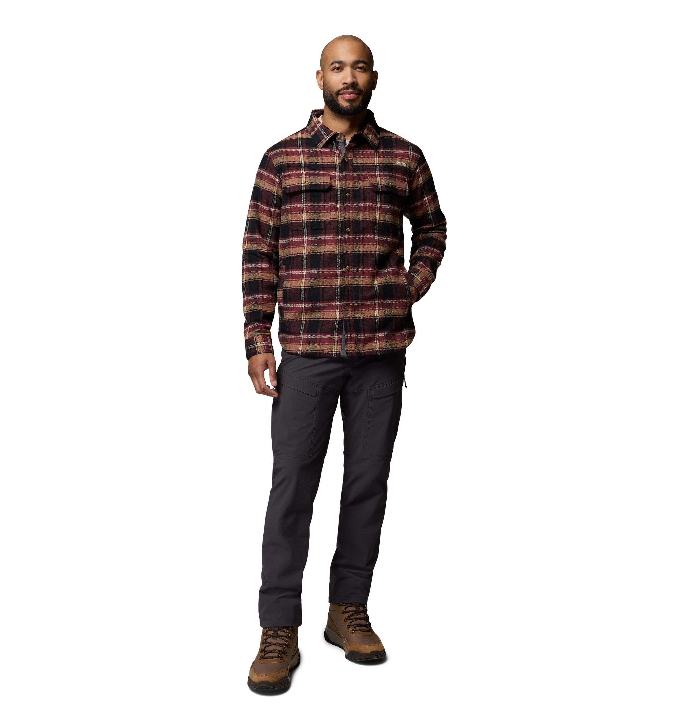 Columbia Men's Saddle Point Warm-Lined Flannel Shirt