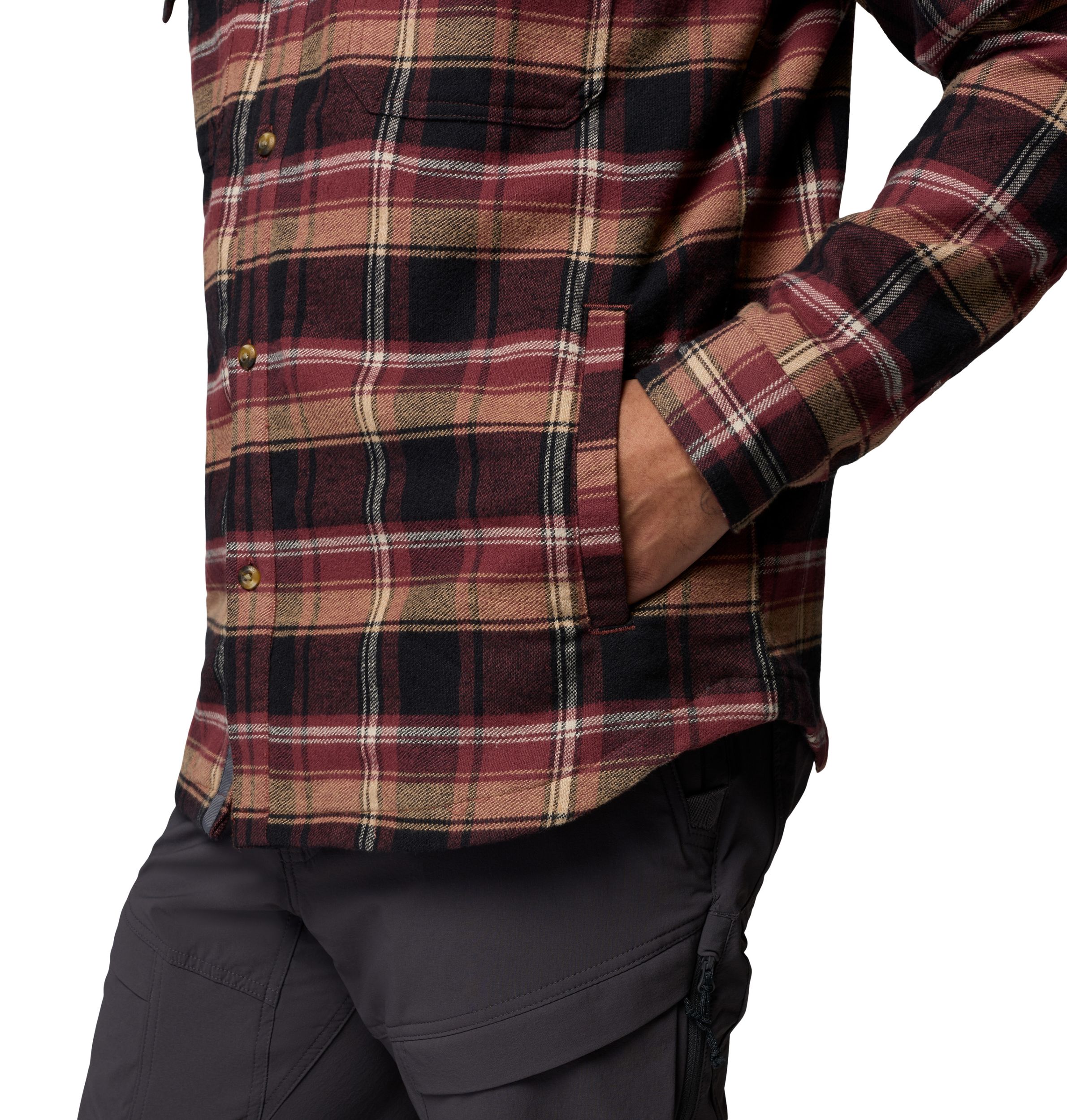 Columbia Men's Saddle Point Warm-Lined Flannel Shirt