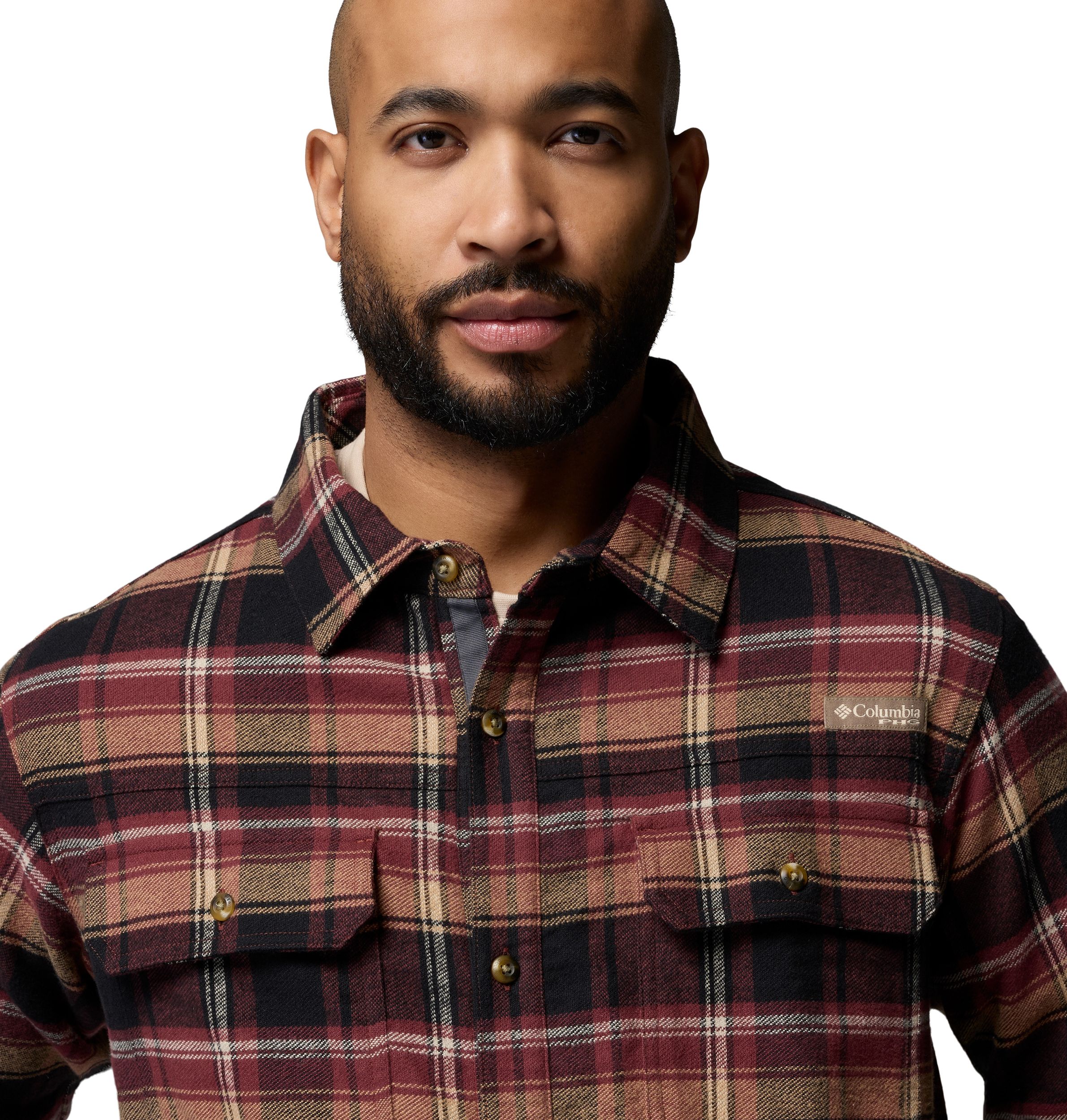 Columbia Men's Saddle Point Warm-Lined Flannel Shirt