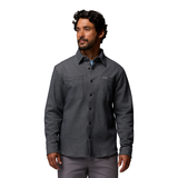 Columbia Men's Twill River Long Sleeve Knit Shirt Front_Flat