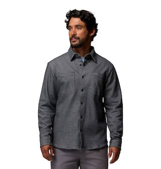 Columbia Men's Twill River Long Sleeve Knit Shirt