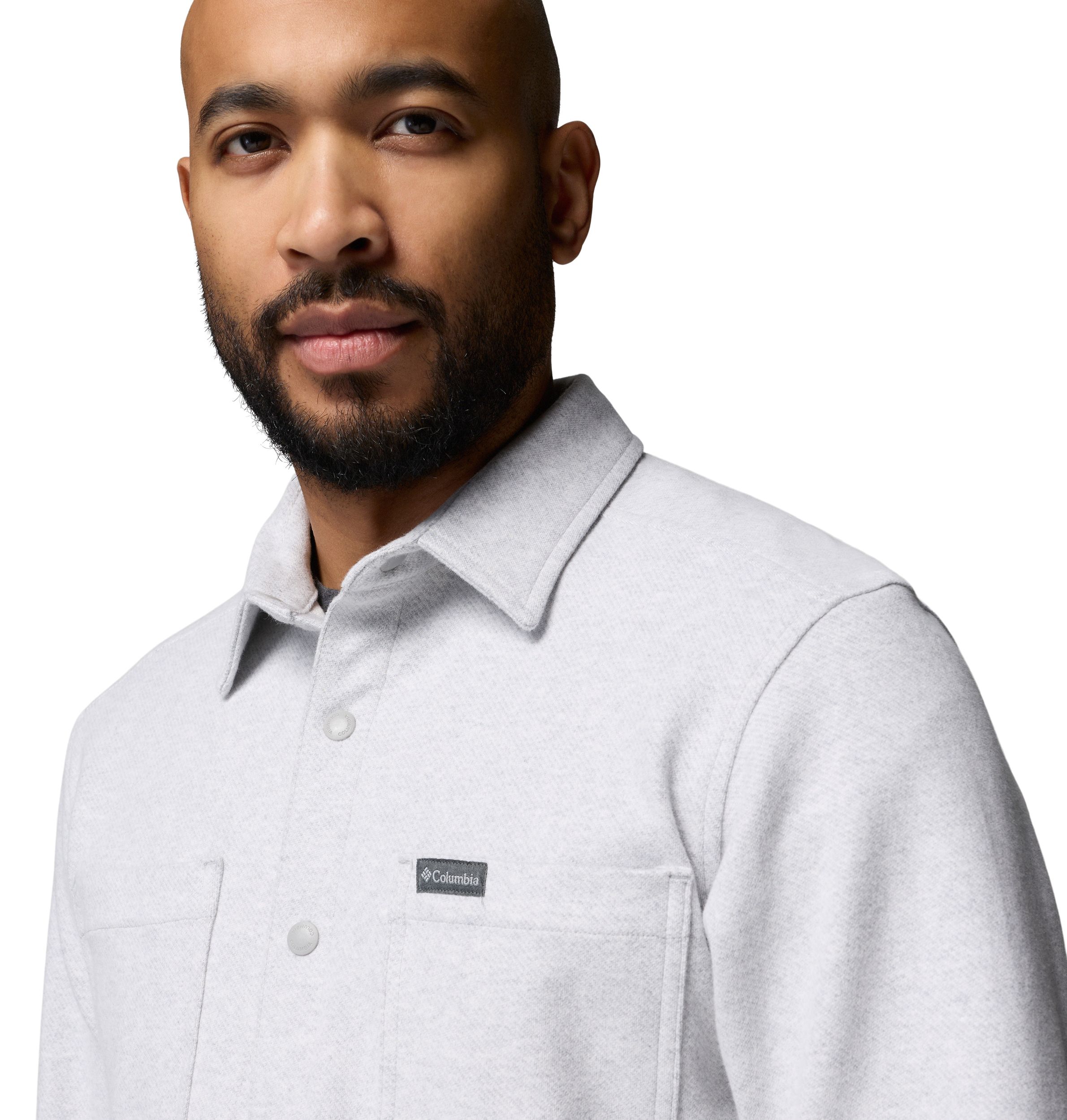 Columbia Men's Twill River Long Sleeve Knit Shirt