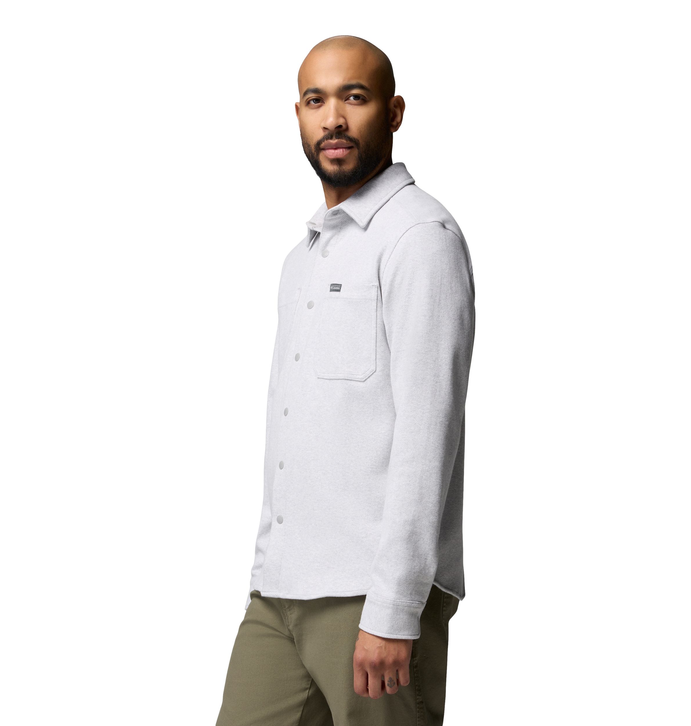 Columbia Men's Twill River Long Sleeve Knit Shirt