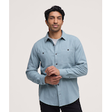 WindRiver Men's Basic Stretch Flannel Shirt