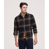 Chemise en flanelle de base extensible à boutons-pression pour hommes, WindRiver