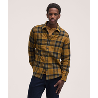 Chemise en flanelle de base extensible à boutons-pression pour hommes, WindRiver Front_Flat