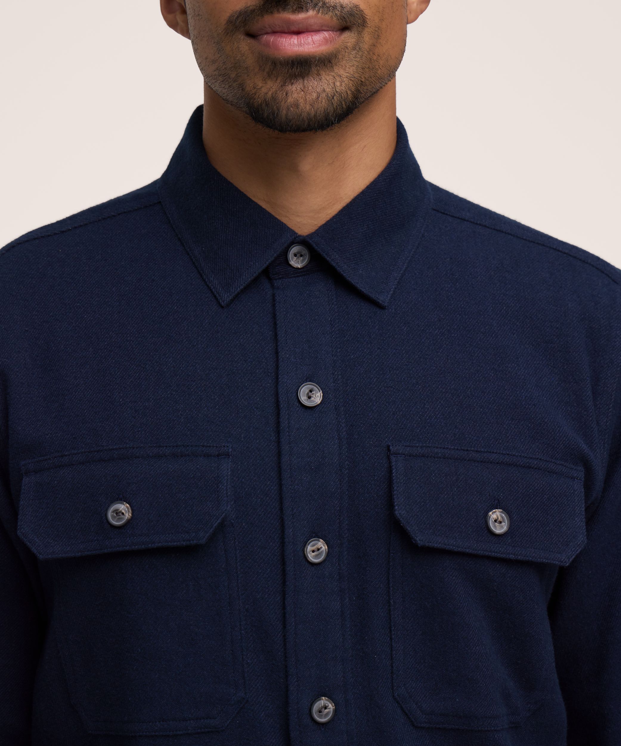 WindRiver Men's Mid-Weight Oversized Stretch Flannel Shirt
