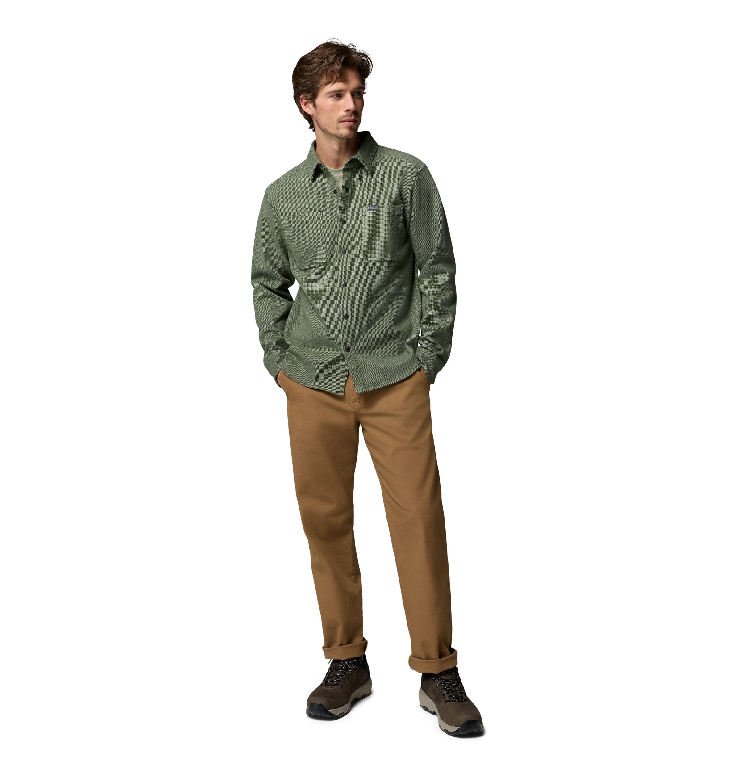 Chemise en tricot sergé à manches longues pour hommes, River, Columbia