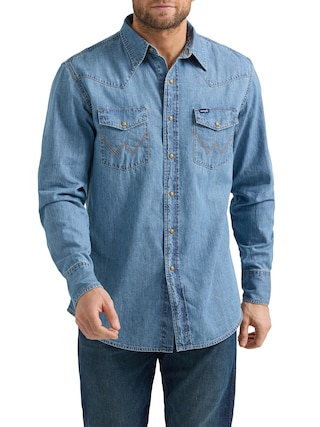 Wrangler Chemise Retro Denim pour Homme