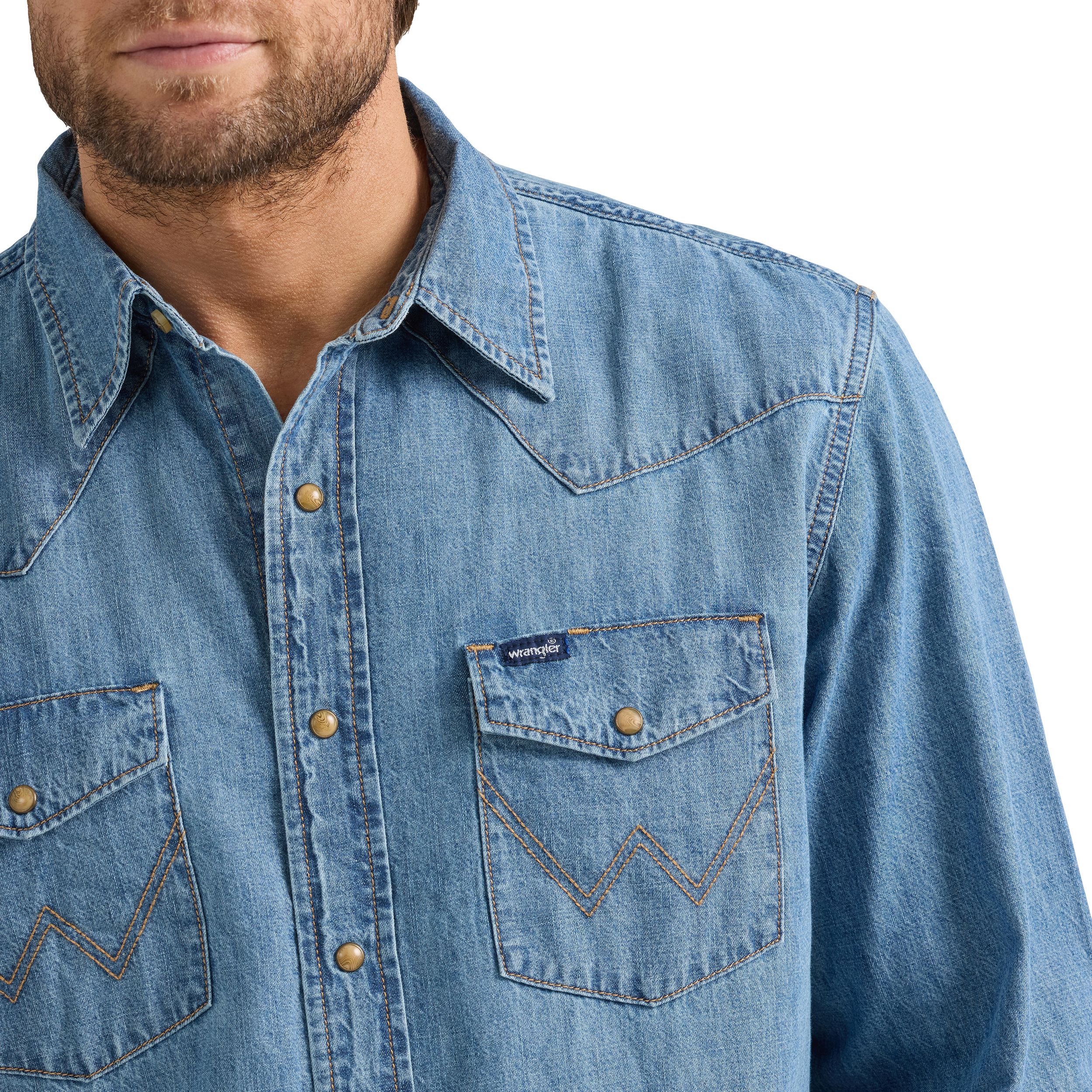 Wrangler Men's Retro Denim Shirt