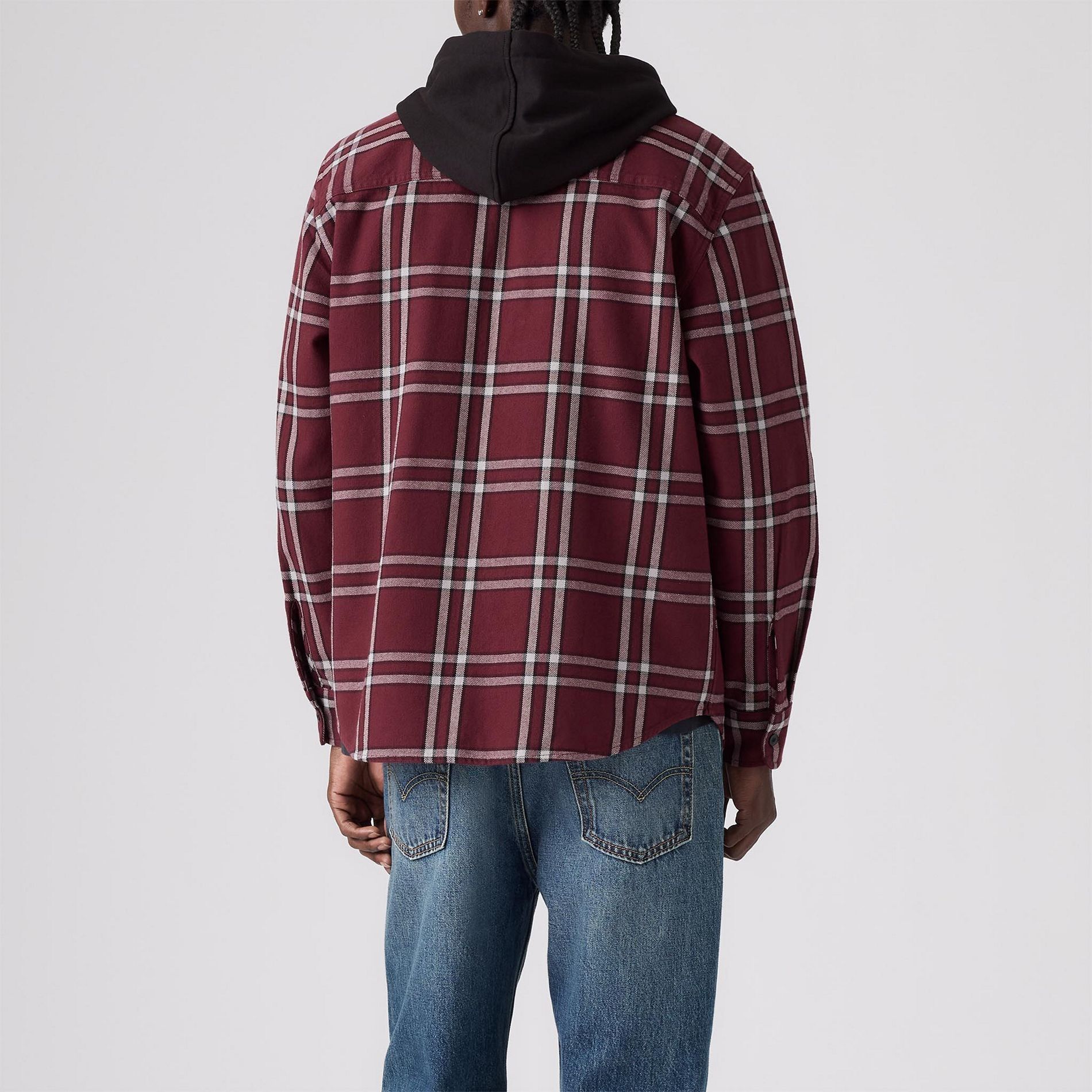 Levi's Men's Long Sleeve Classic Hooded Worker Shirt