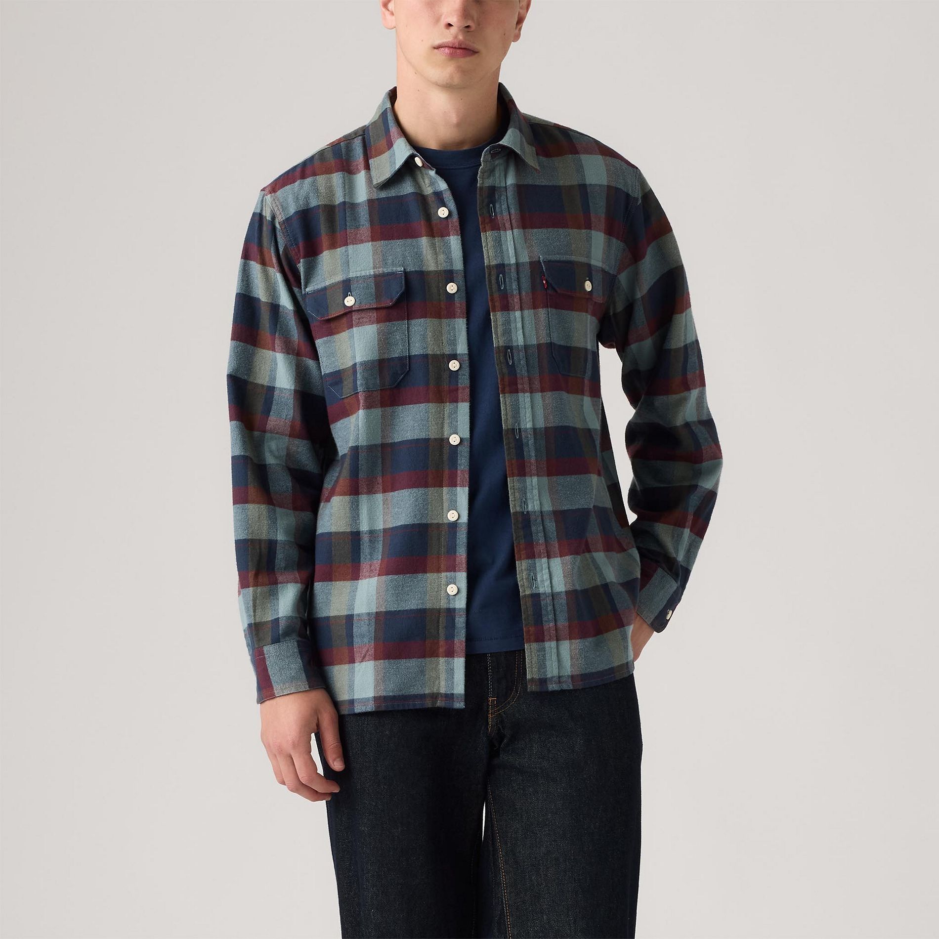 Levi's Men's Long Sleeve Classic Worker Flannel Shirt