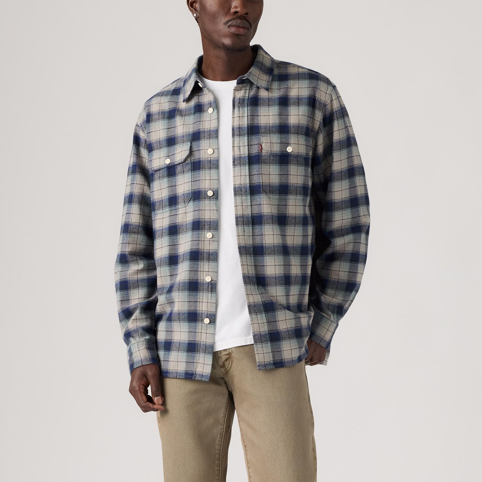 Levi's Men's Long Sleeve Flannel Classic Worker Shirt