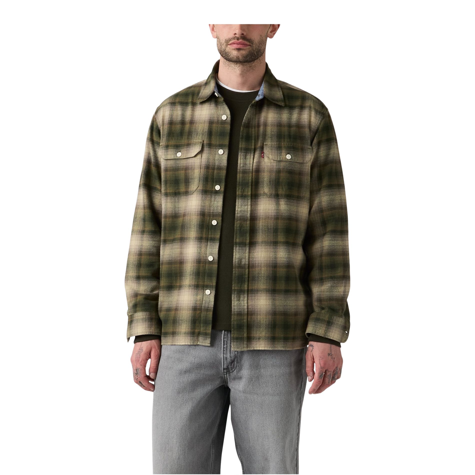 Levi's Men's Long Sleeve Flannel Classic Worker Shirt