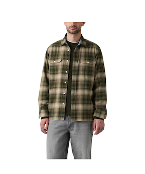 Levi's Men's Long Sleeve Flannel Classic Worker Shirt