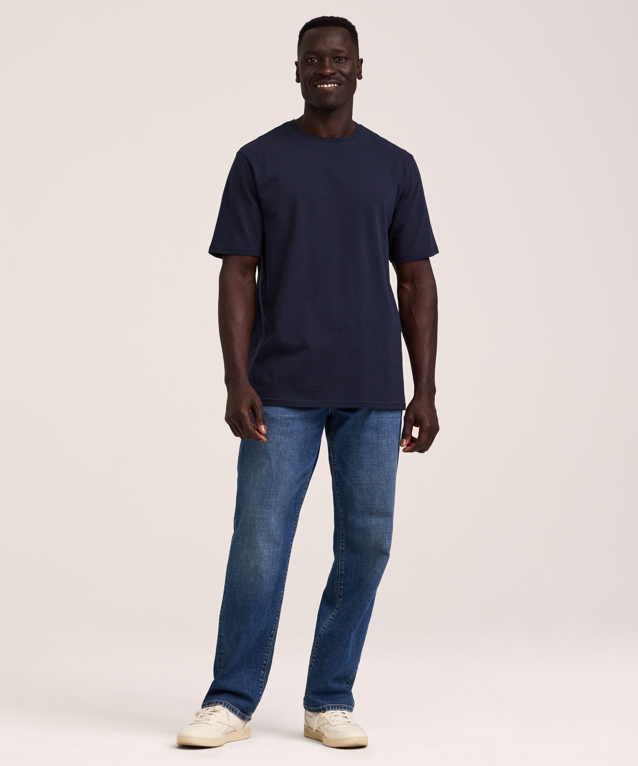 Denver Hayes Men's 50 Wash Classic Fit Crewneck T-Shirt