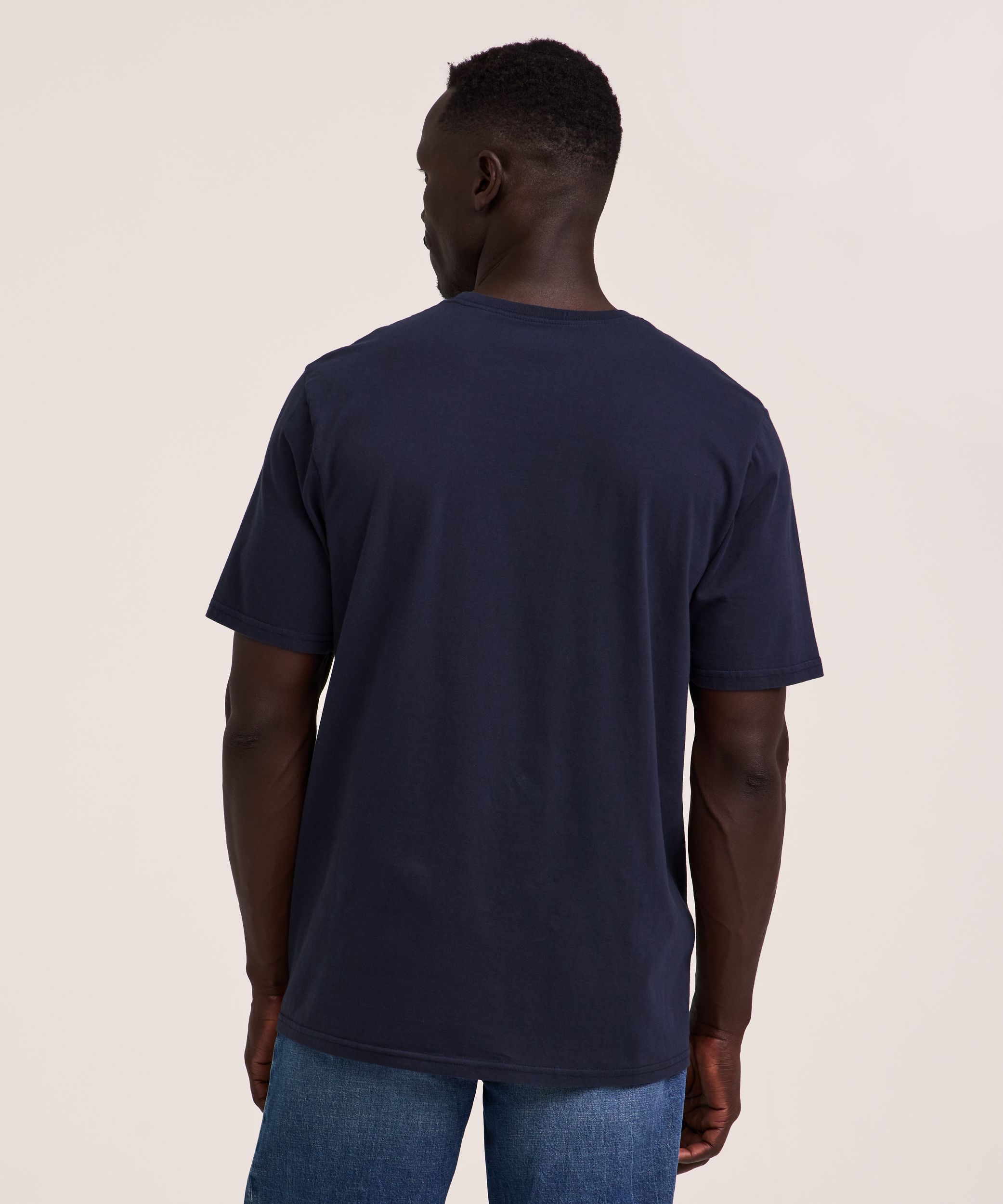 Denver Hayes Men's 50 Wash Classic Fit Crewneck T-Shirt