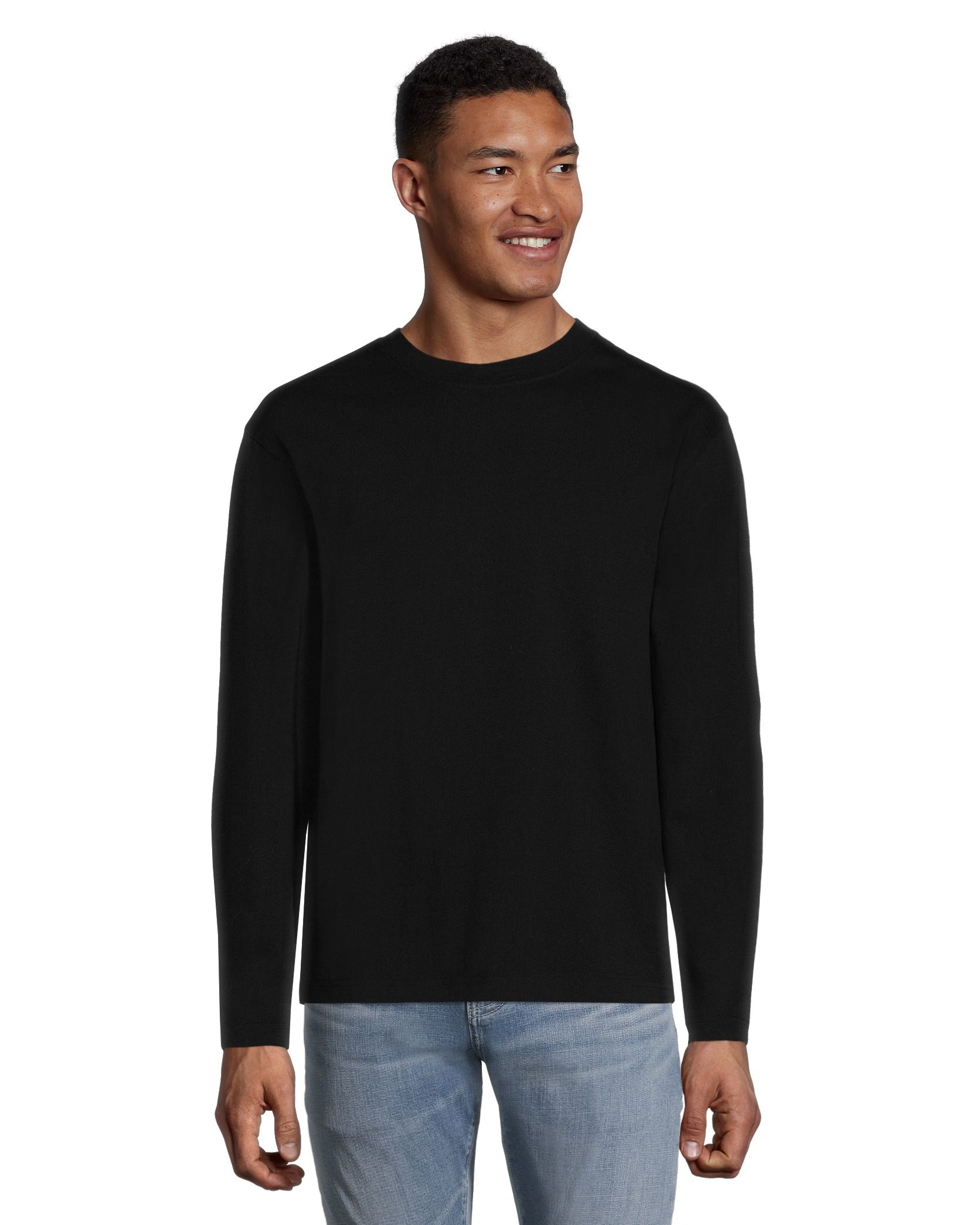 Crew Neck Long Sleeve Layering Top - Shop Now!