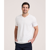 T-shirt saisonnier extensible à encolure en&nbsp;V et manches courtes pour hommes, Denver Hayes