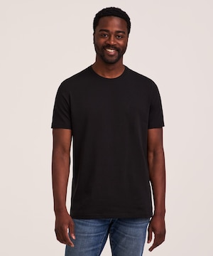 Denver Hayes Men's Stretch Modern Fit Crewneck T-Shirt