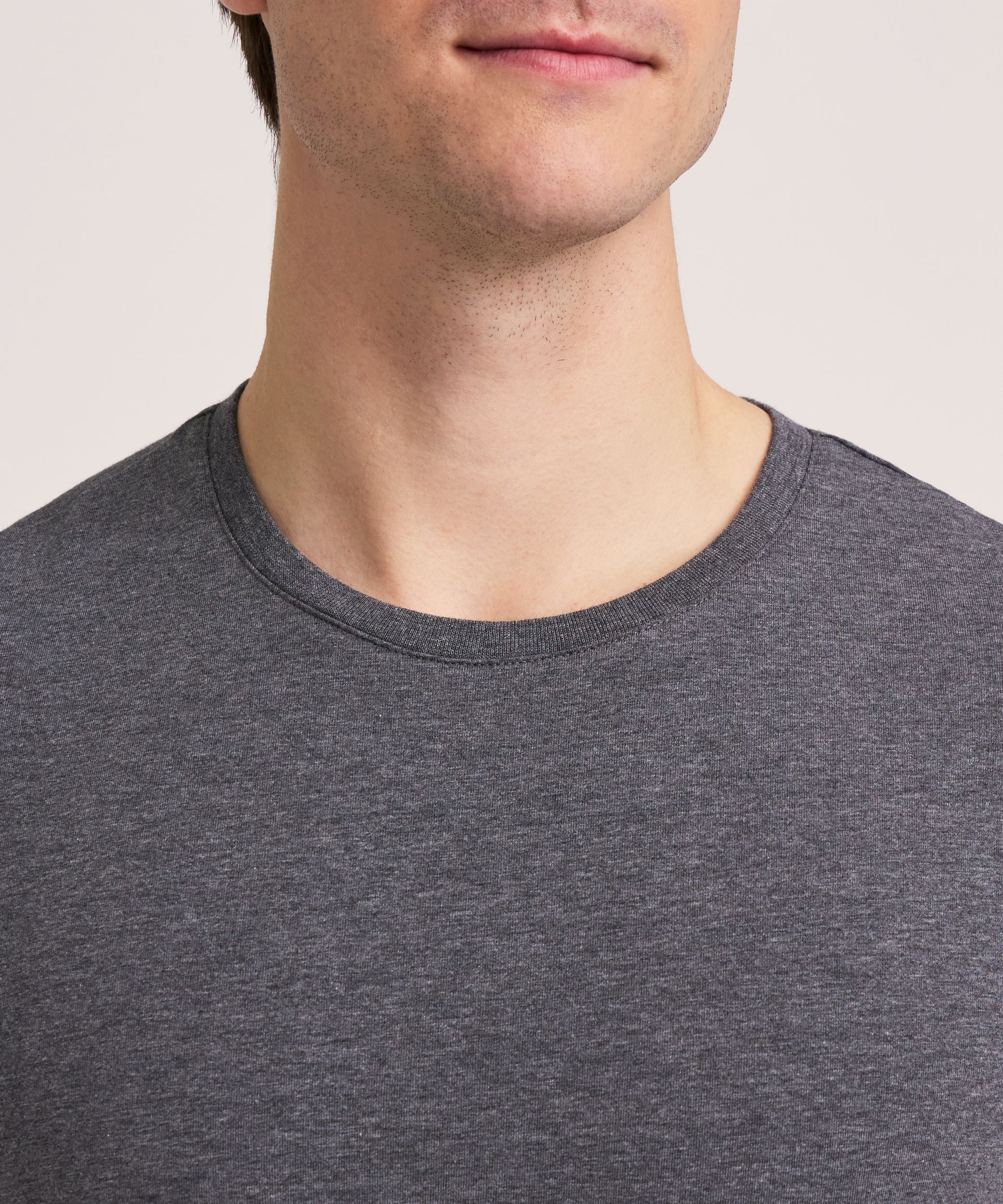 Denver Hayes Men's Stretch Modern Fit Crewneck T-Shirt