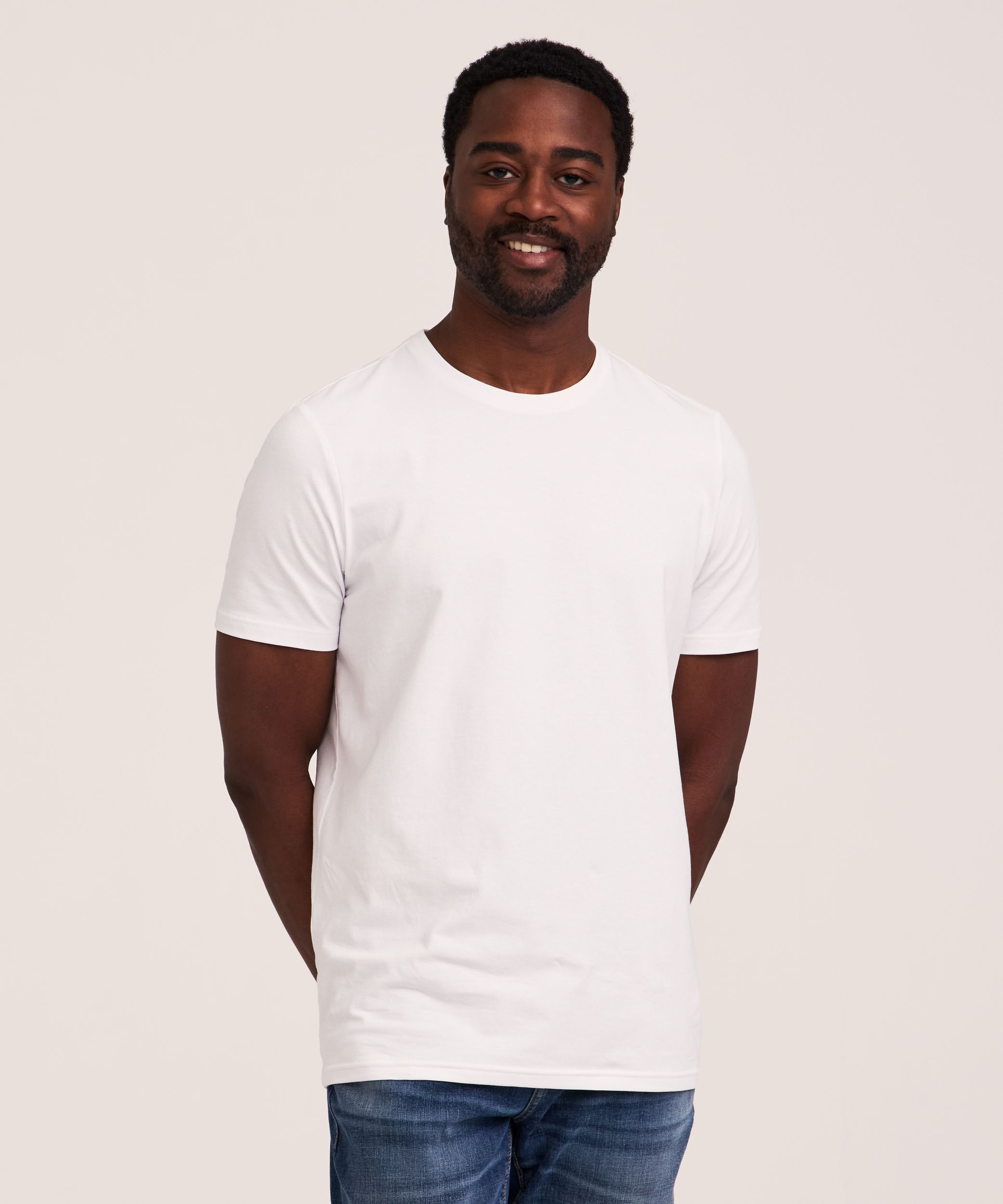 Denver Hayes Men's Stretch Modern Fit Crewneck T-Shirt