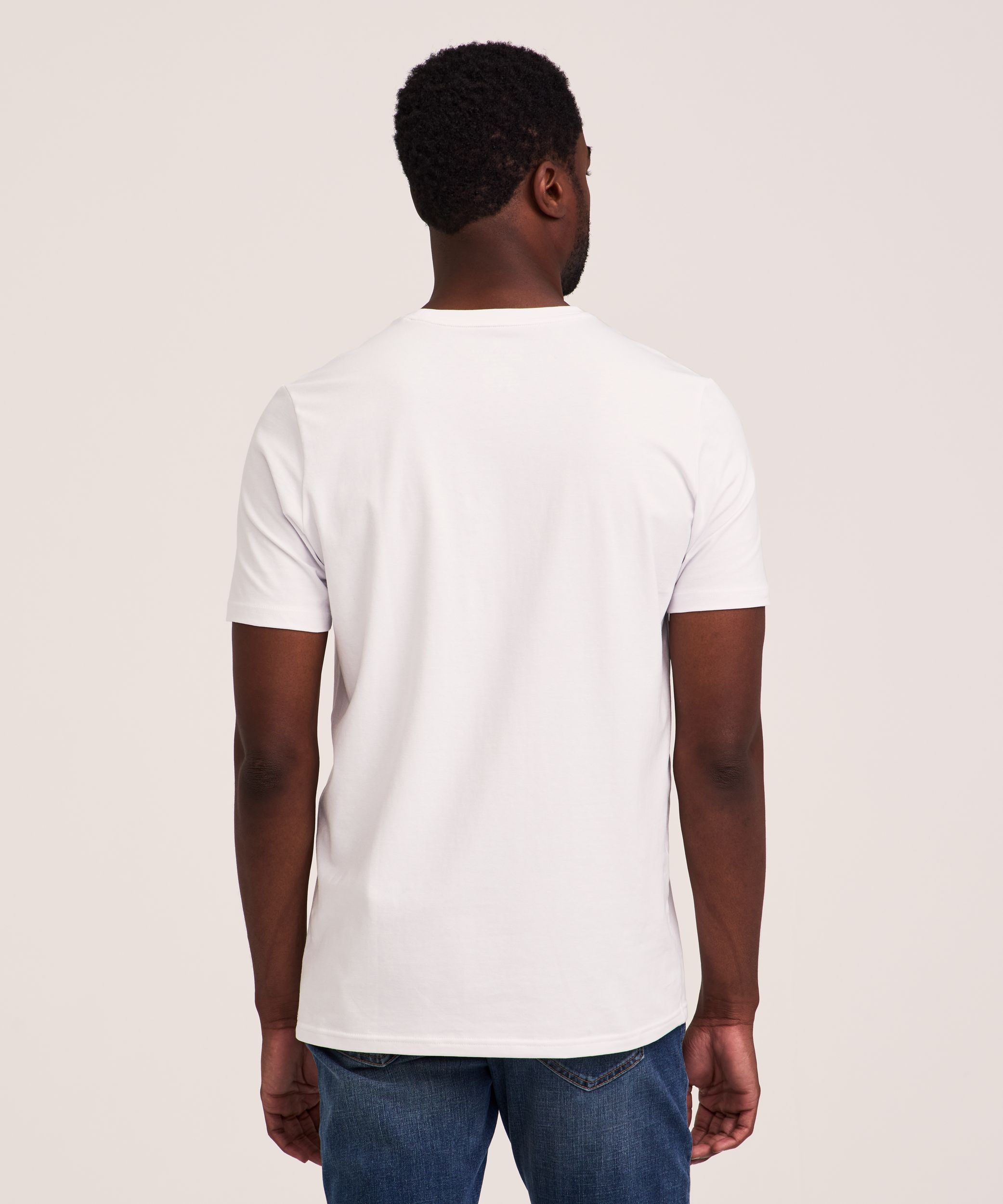 Denver Hayes Men's Stretch Modern Fit Crewneck T-Shirt