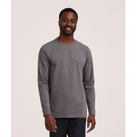 Denver Hayes Men's Stretch Long Sleeve Modern Fit Crewneck T-Shirt