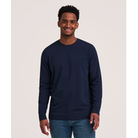 T-shirt extensible de coupe moderne à col ras du cou et à manches longues pour hommes, Denver Hayes