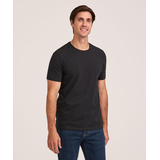 T-shirt extensible de coupe moderne à col ras du cou pour hommes, Denver Hayes