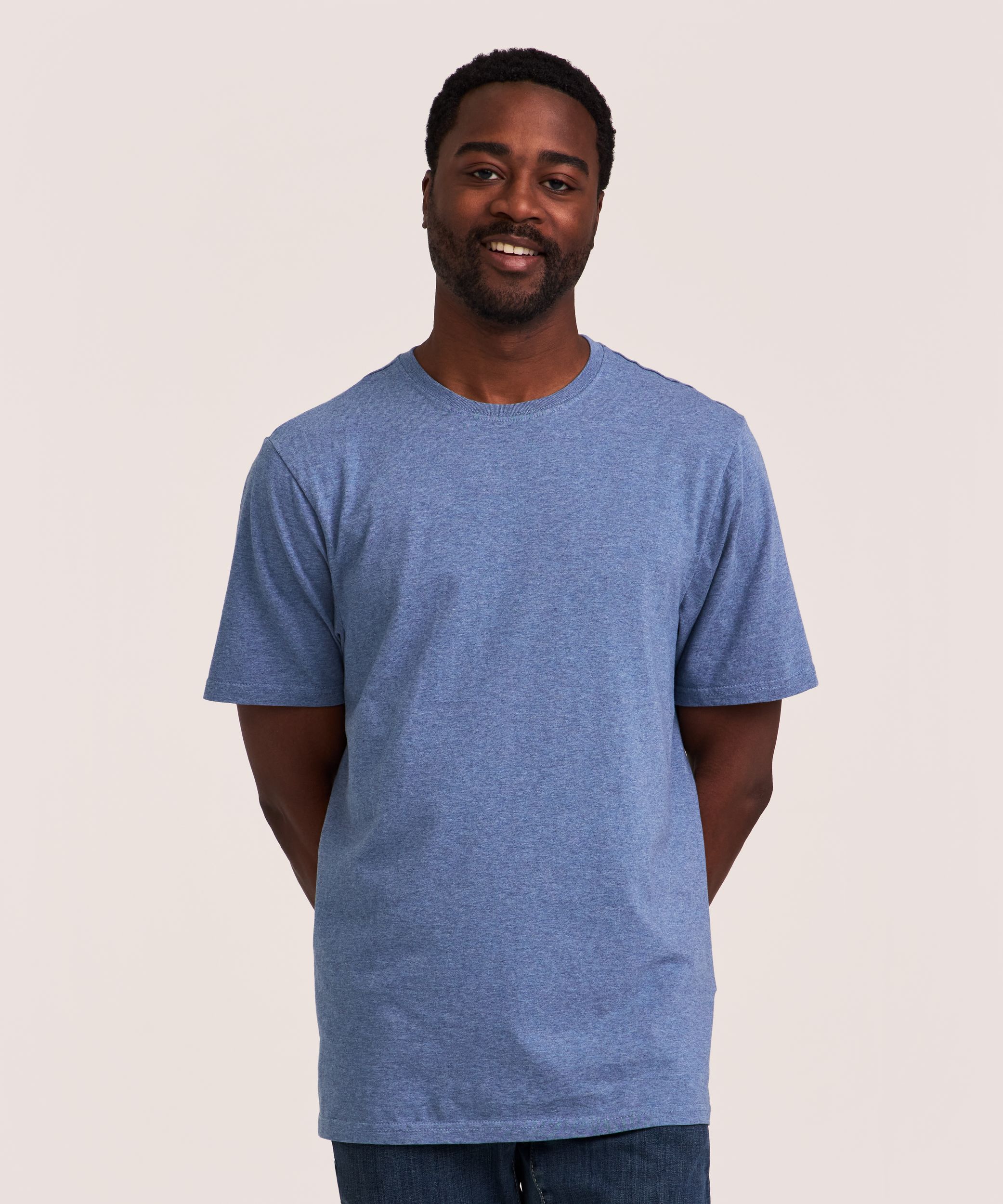 Denver Hayes Men's 50 Wash Classic Fit Crewneck T-Shirt