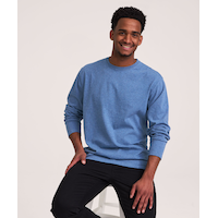 Denver Hayes Men's 50 Wash Long Sleeve Classic Fit Crew Neck T-Shirt