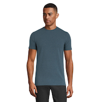 Denver Hayes Men's Stretch Modern Fit Crewneck T-Shirt Front_Flat