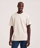 T-shirt homme à manches courtes blanc mince à encolure V sport
