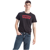 Levi's Men's Batwing Crew Neck T-Shirt - Black Front_Flat