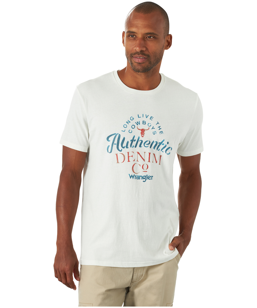 T shirt graphique r tro en coton col ras du cou pour hommes