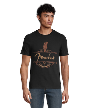 Logo T-Shirt Men's Fender California Crewneck Graphic T Shirt