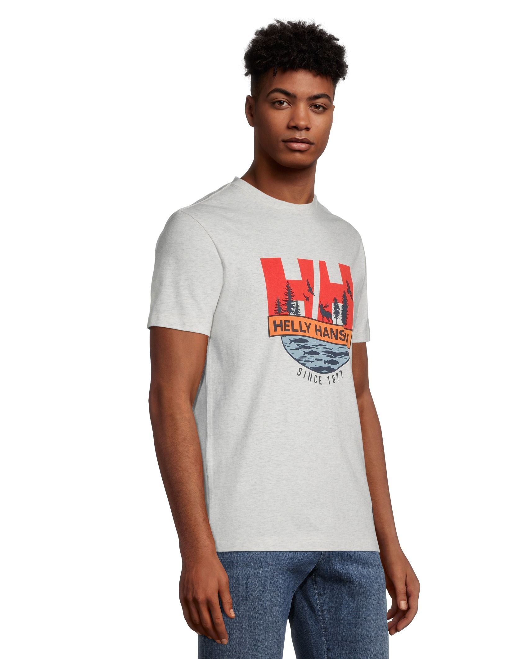 T-shirt à col ras du cou avec graphique pour hommes, Helly Hansen, Bowen