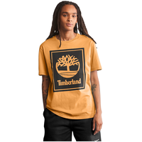 Timberland T-shirt de base à col ras du cou, à manches courtes et à logo d’arbre pour hommes Front_Flat