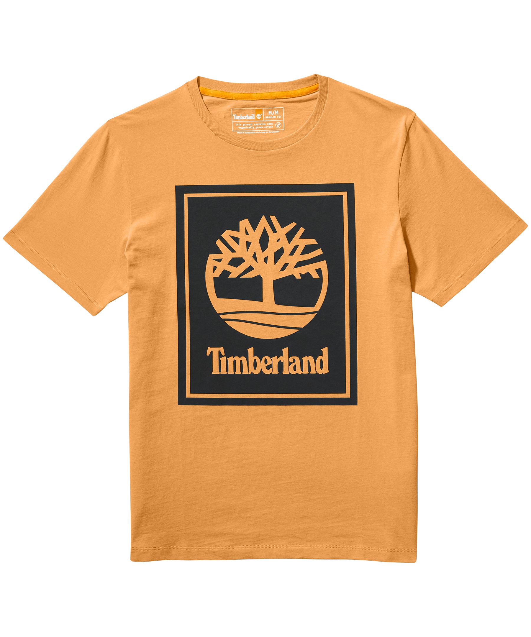 Timberland T-shirt de base à col ras du cou, à manches courtes et à logo d’arbre pour hommes
