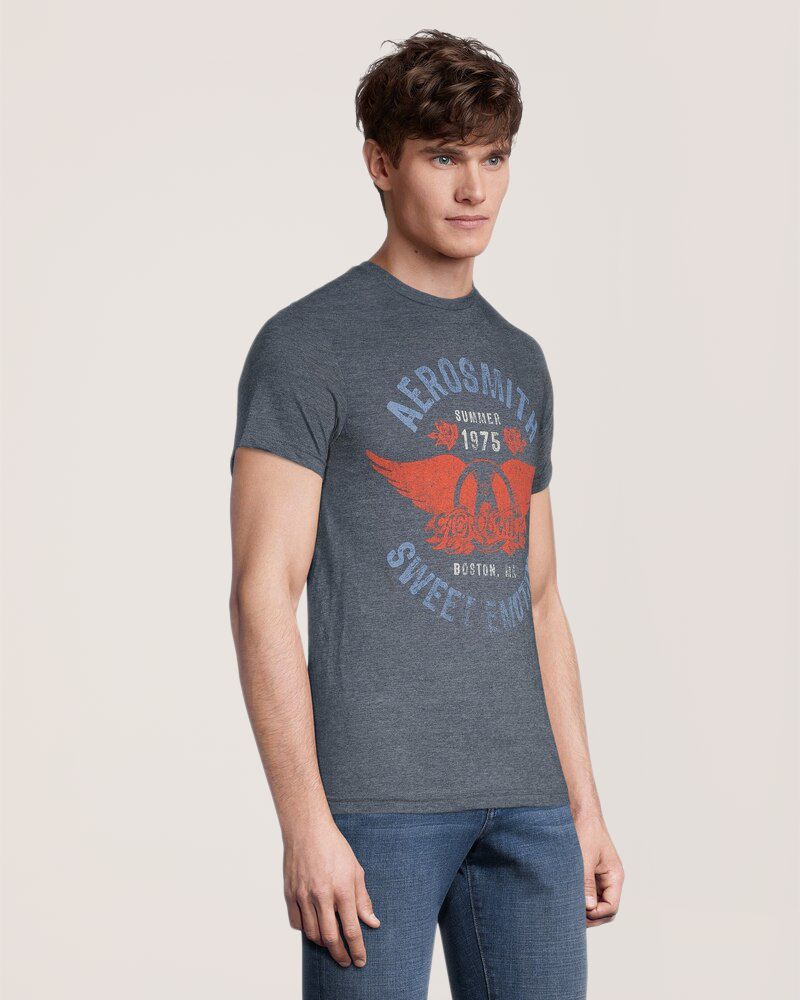 Men's Aerosmith Crewneck Graphic T-Shirt