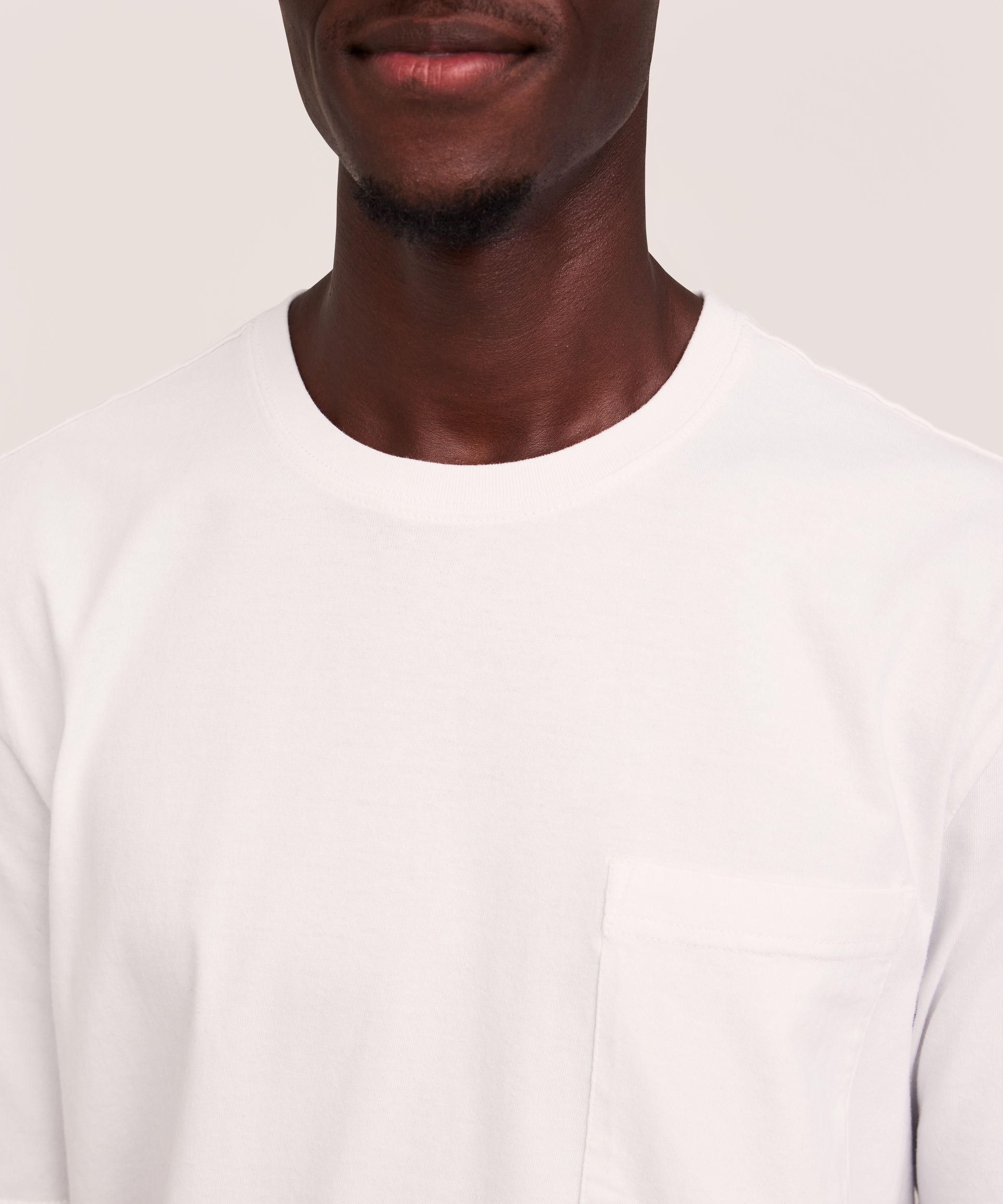 Denver Hayes Men's 50 Wash Classic Fit Chest Pocket Crewneck Cotton T-Shirt