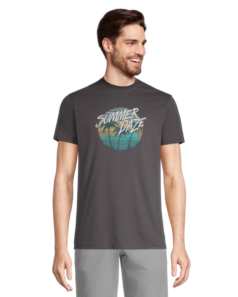 FarWest Men's Summer Daze Graphic Crewneck T Shirt | Marks